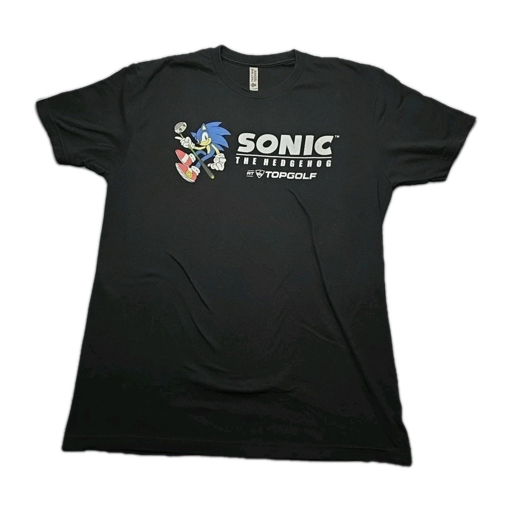 Sonic the Hedgehog at Topgolf Promo Shirt T-shirt Large Top Golf Limited Edition